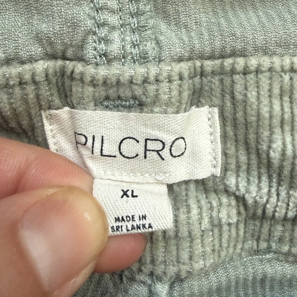 PILCRO Womens Overalls Corduroy Wide Leg Boho Gorpcore Utility XL‎